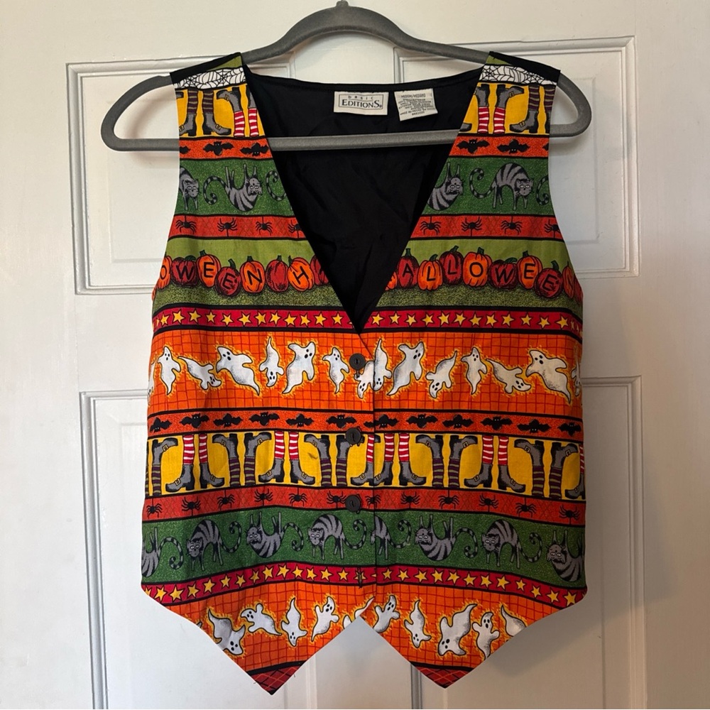 1990s vintage Halloween vest size medium